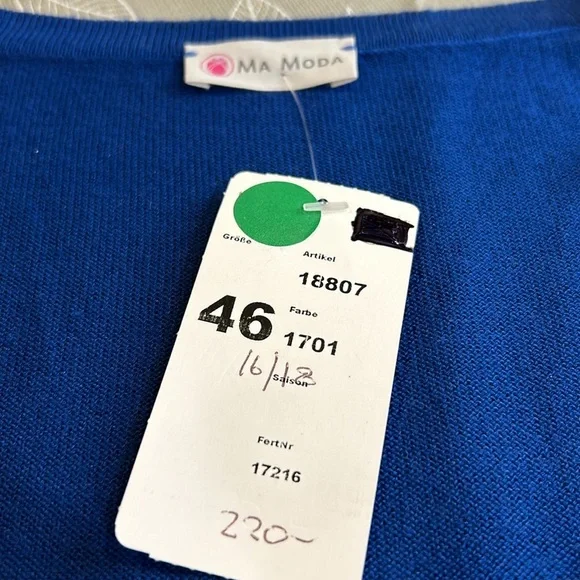 Ladies Ma Moda Button Up Shirt. - Picture 3 of 5